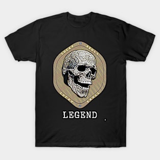 Skull coloured , lucky LEGEND. T-Shirt